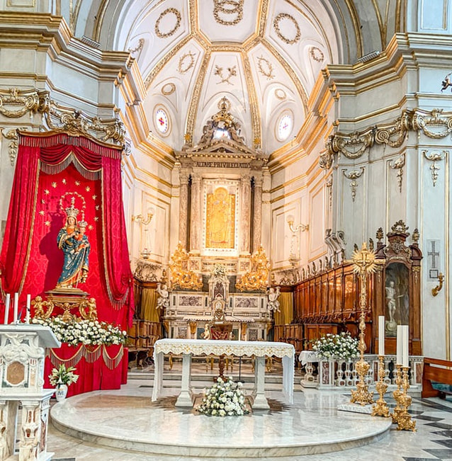Inside of Santa Maria Positano 