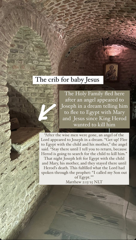 baby Jesus crib in Egypt 